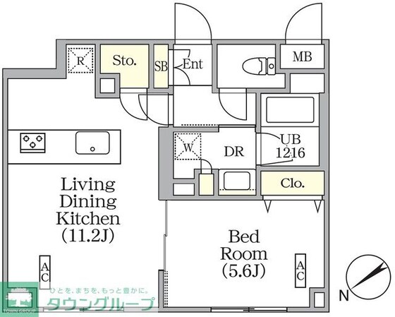 ユーレジデンス目黒東山の物件間取画像